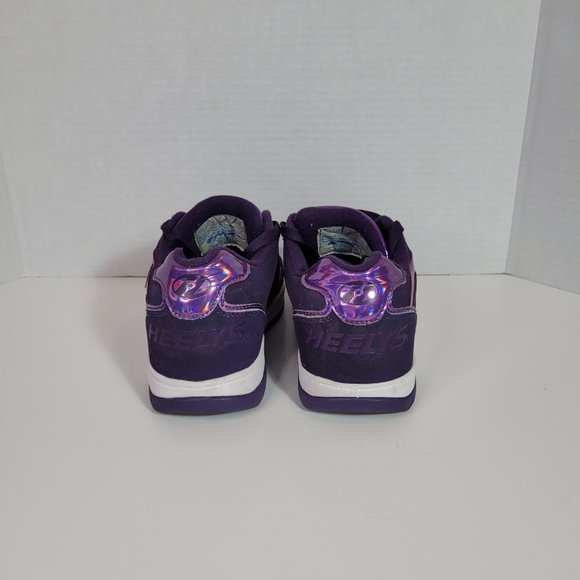 Heelys Propel 2.0 Purple Lace-Up Wheeled Rolling Skate Shoes Youth 4 - Picture 5 of 10